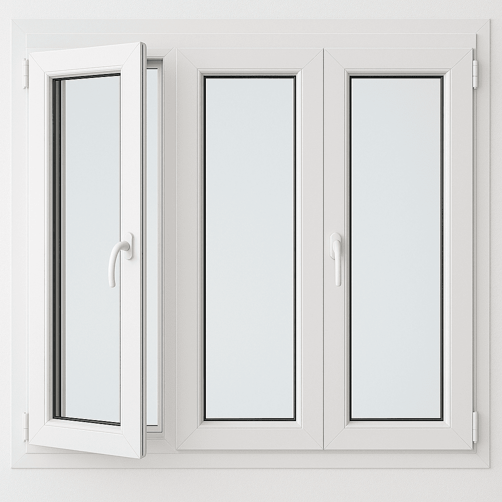Fenêtre PVC Vitrage Phonique 260x120 cm
