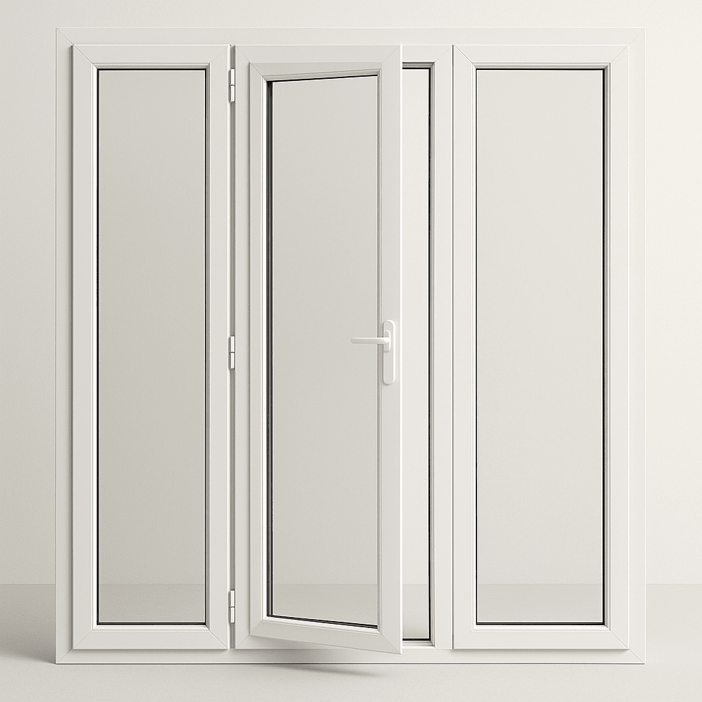 Porte-Fenêtre PVC Vitrage Phonique 280x230 cm