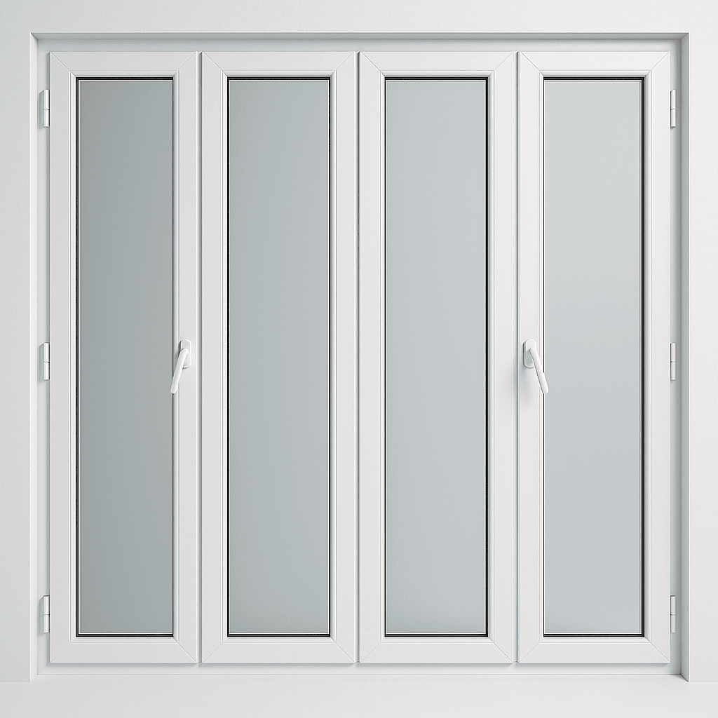 Porte-Fenêtre PVC Vitrage Phonique 320x200 cm