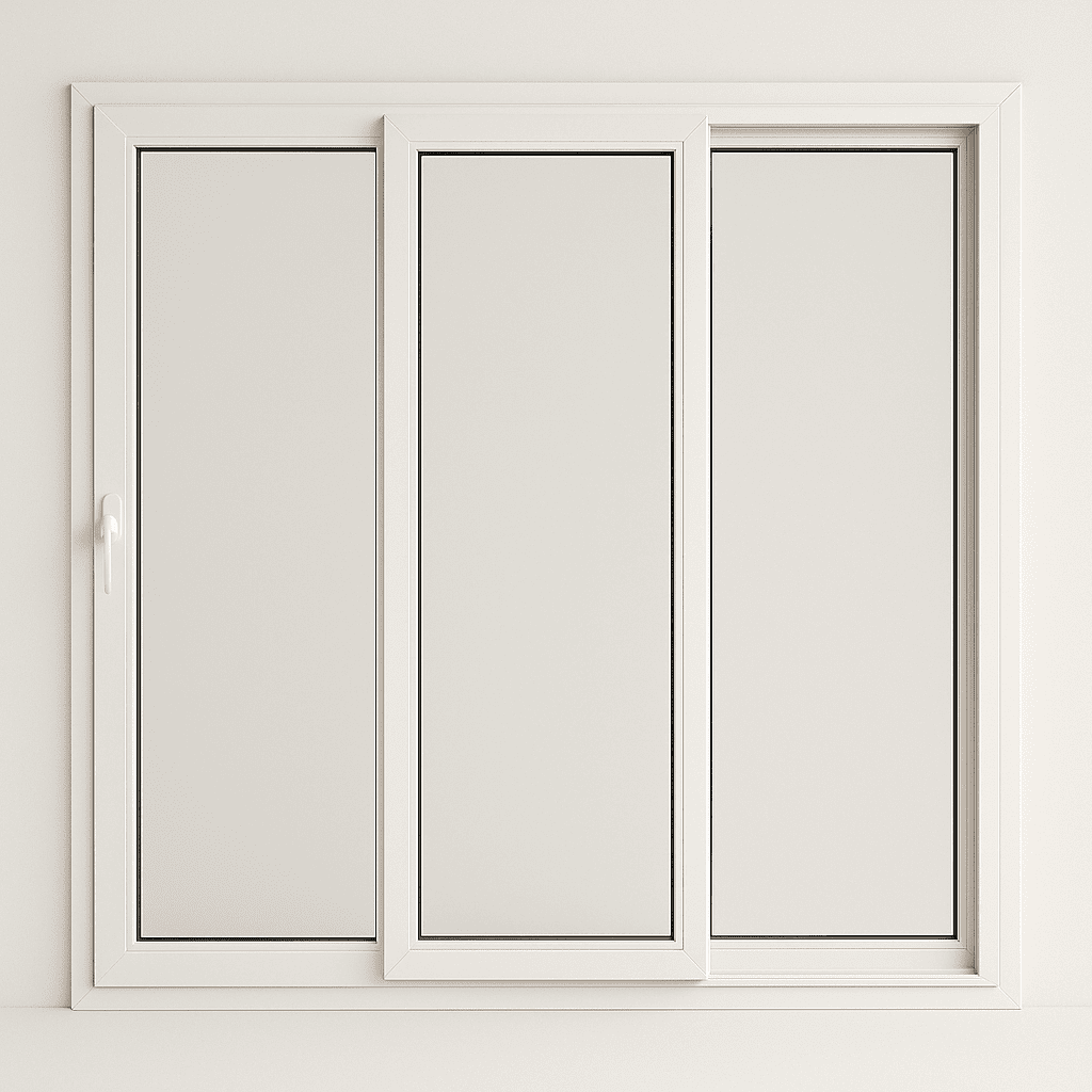 Baie Vitrée PVC Double Vitrage 400x200