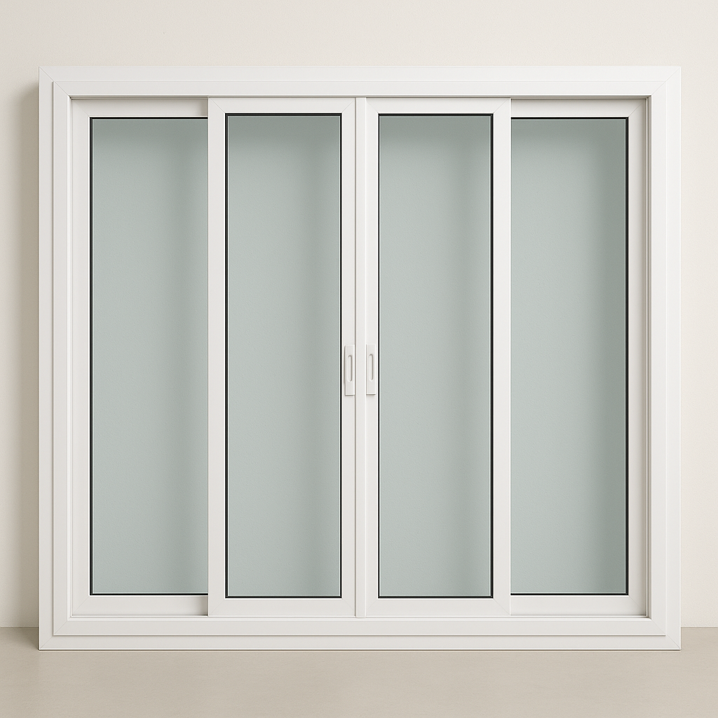Fenêtre Coulissante Triple Vitrage 300x215 cm