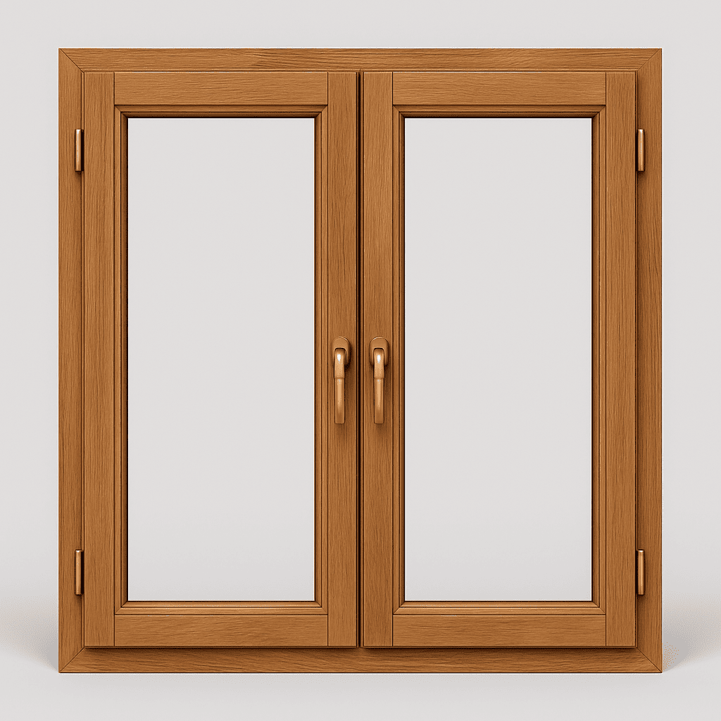 Fenêtre bois Vitrage Phonique 155x120 cm