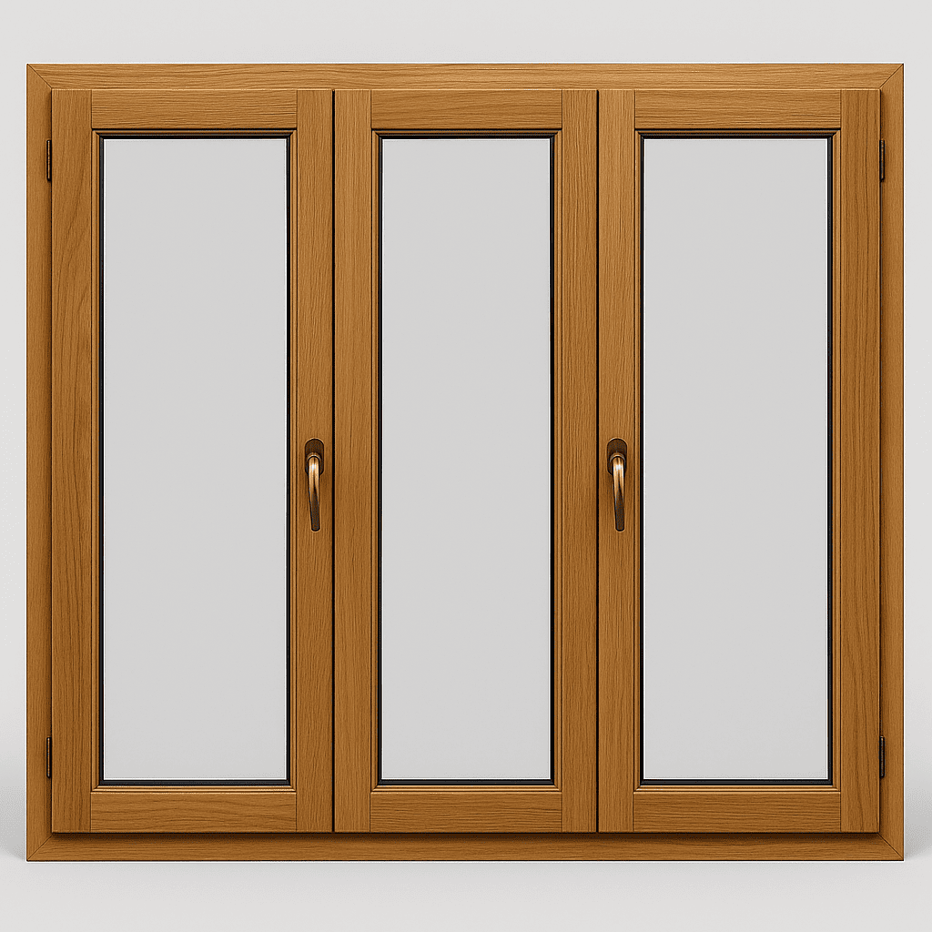 Fenêtre bois Vitrage Phonique 260x120 cm