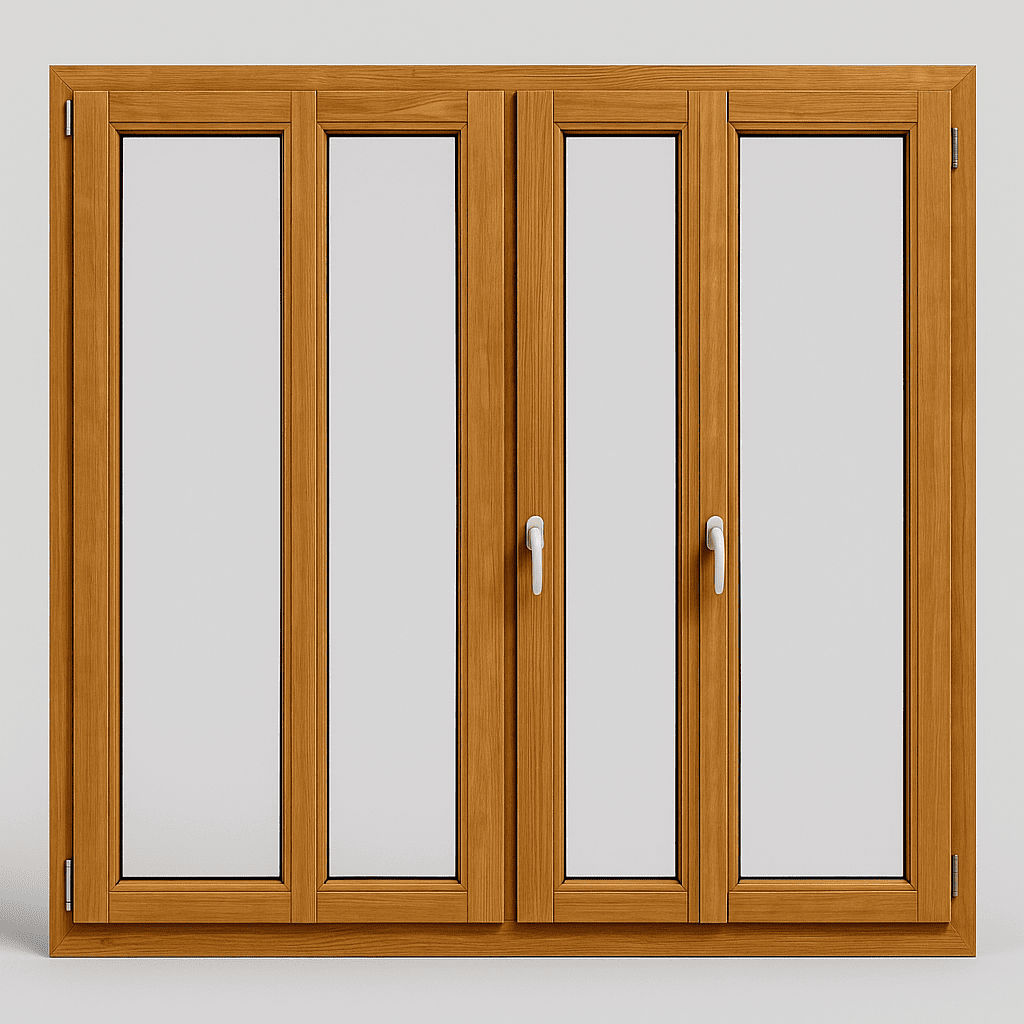 Fenêtre bois Vitrage Phonique 320x120 cm