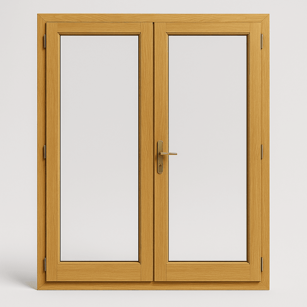Porte-Fenêtre bois Vitrage Phonique 220x200 cm