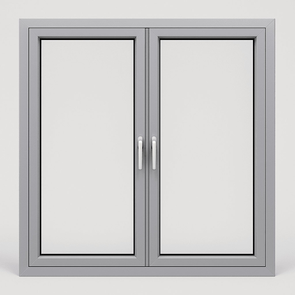 Fenêtre aluminium double vitrage 140x120 cm