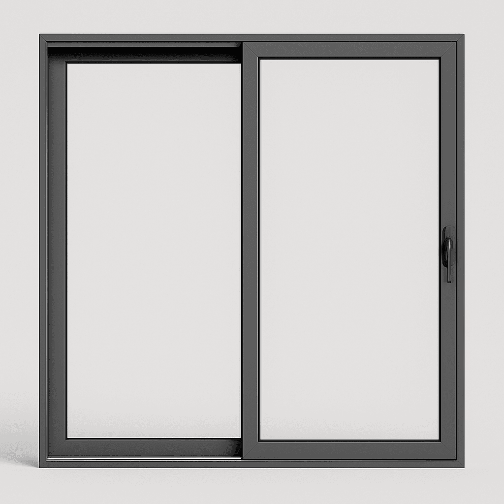 Baie vitrée aluminium double vitrage 260x200 cm